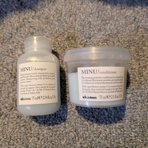 Davines MINU Light Blue Hair Care Duo